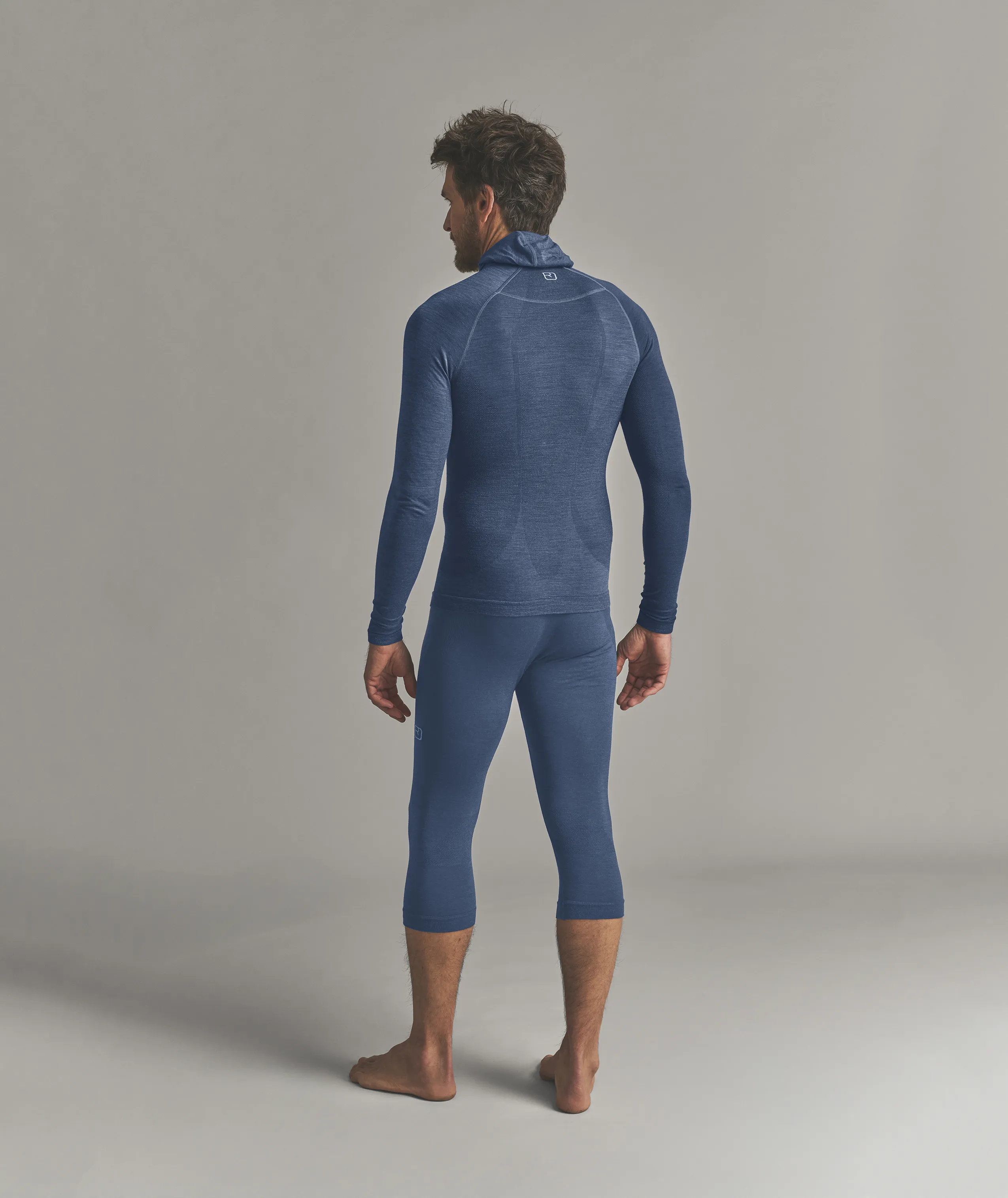 120 COMP LIGHT HOODY M base layer, long sleeve, top, leggings, blue