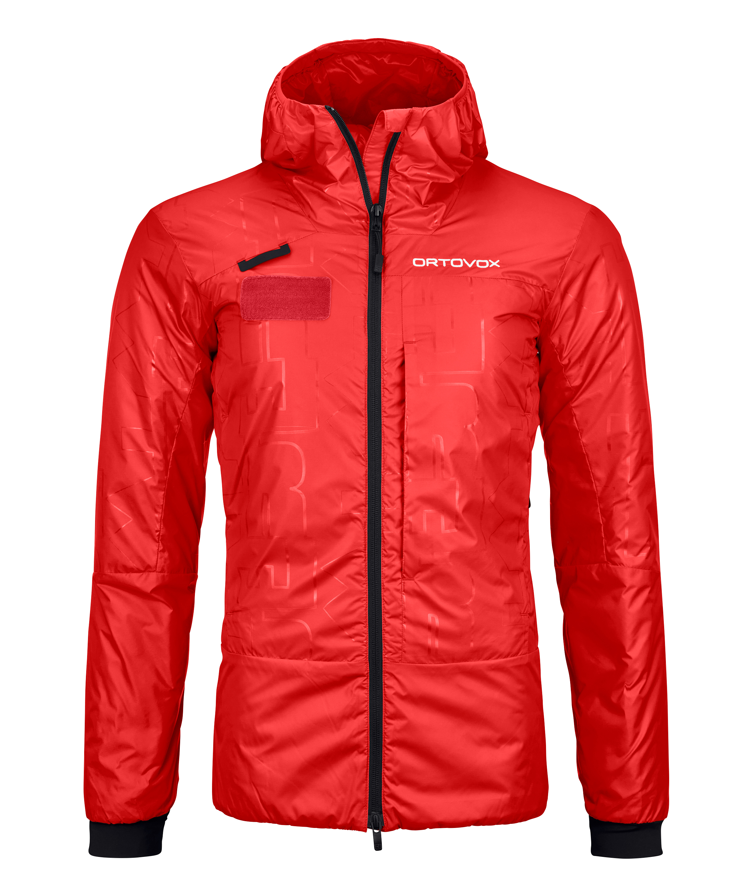61534-36101-RESCUE_INSULATION_JACKET_W_rescue_red-B-01 jacket, windbreaker, red, hooded, zipper