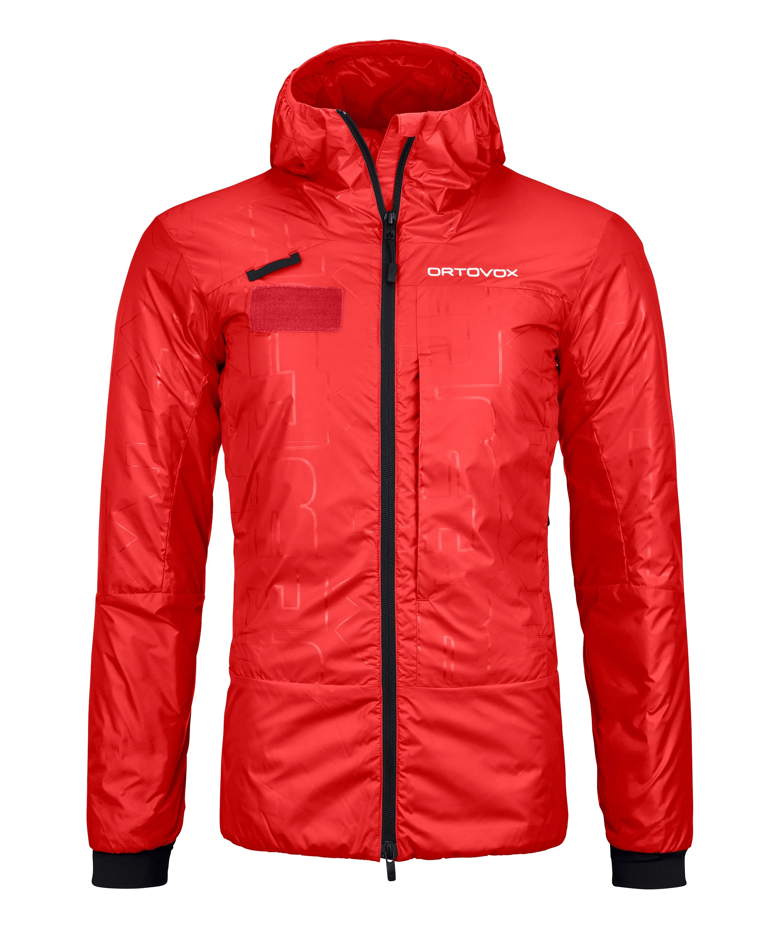 61534-36101-RESCUE_INSULATION_JACKET_W_rescue_red-B-01 jacket, windbreaker, red, hooded, zipper