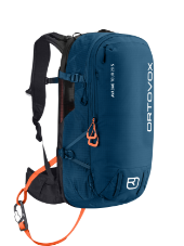 Litric Tour backpack, hiking pack, blue backpack, adjustable straps, orange cord
