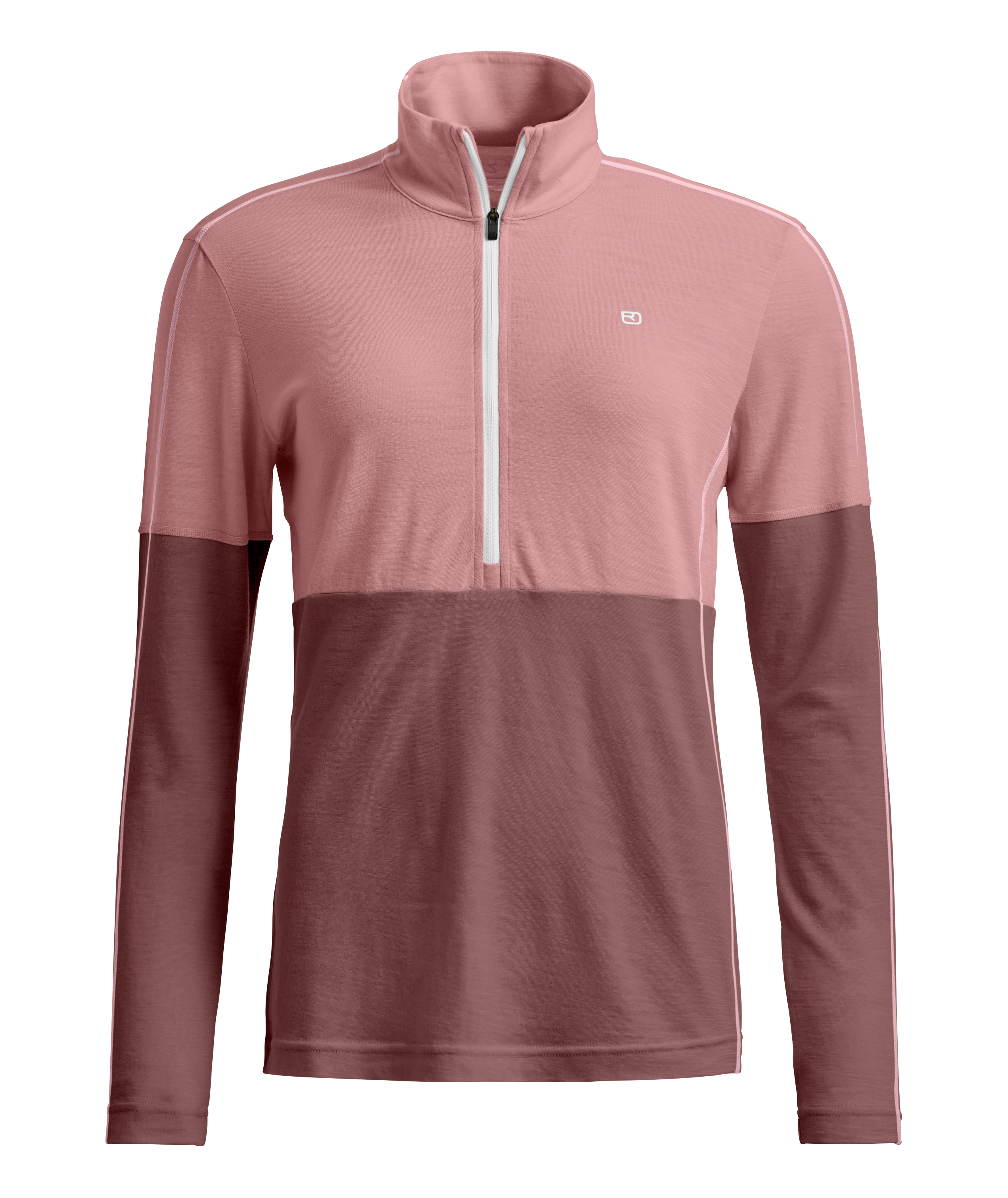 185 ROCK'N'WOOL ZIP NECK W Clothing, Long Sleeve, Sleeve, Fleece, Hoodie, Clothing, Long Sleeve, Sleeve, Fleece, Jacket