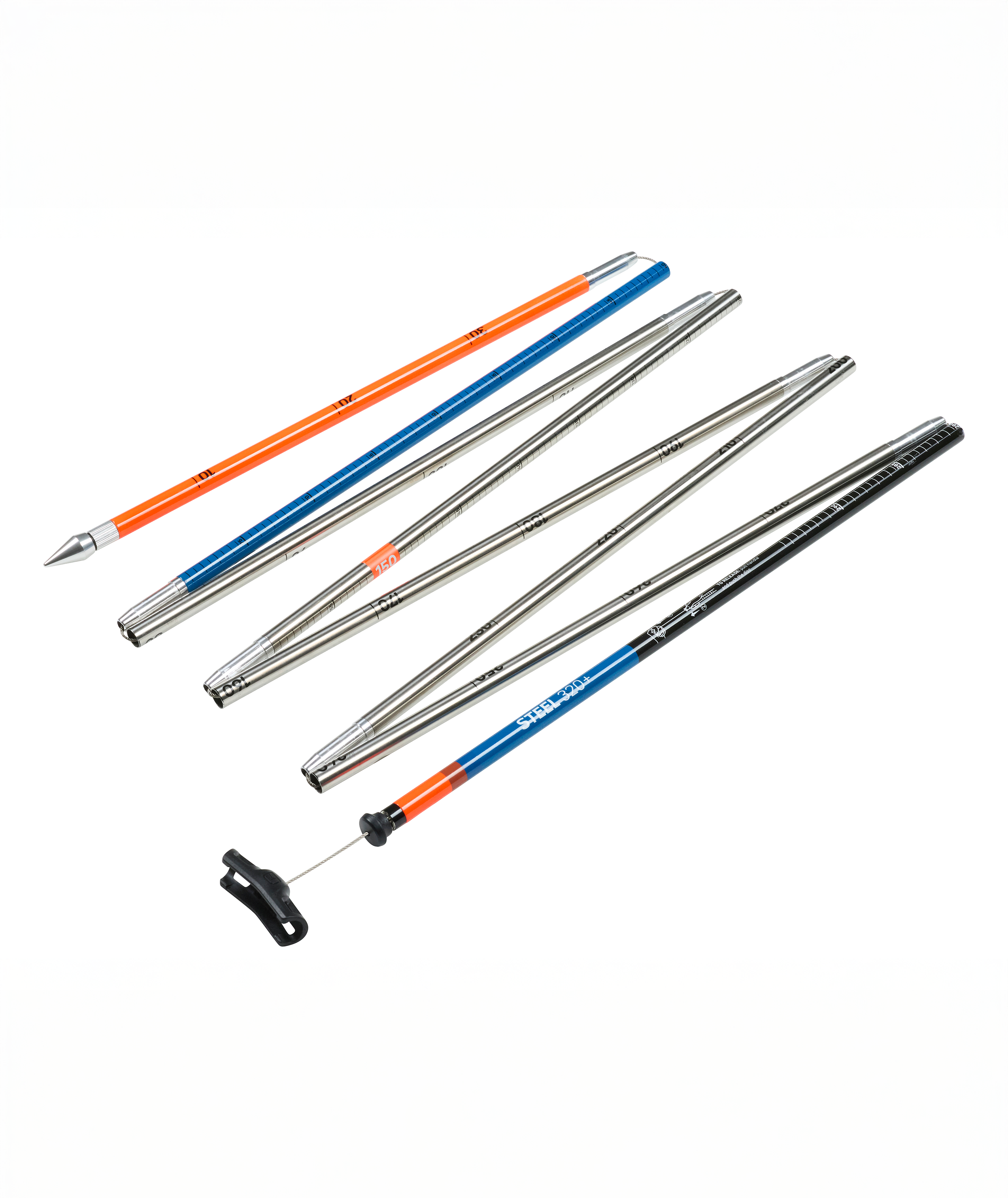 22502-88701-PROBE_STEEL_320_silver-B-01 pencil, mechanical pencil, stationery, silver, orange