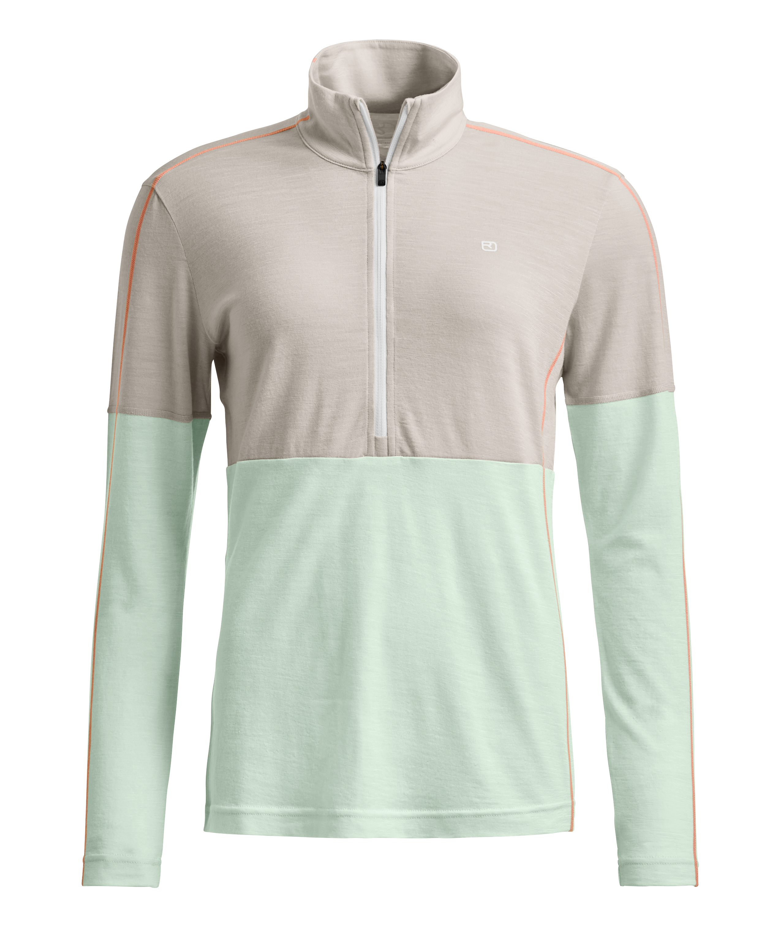 185 ROCK'N'WOOL ZIP NECK W 185 ROCK'N'WOOL ZIP NECK W