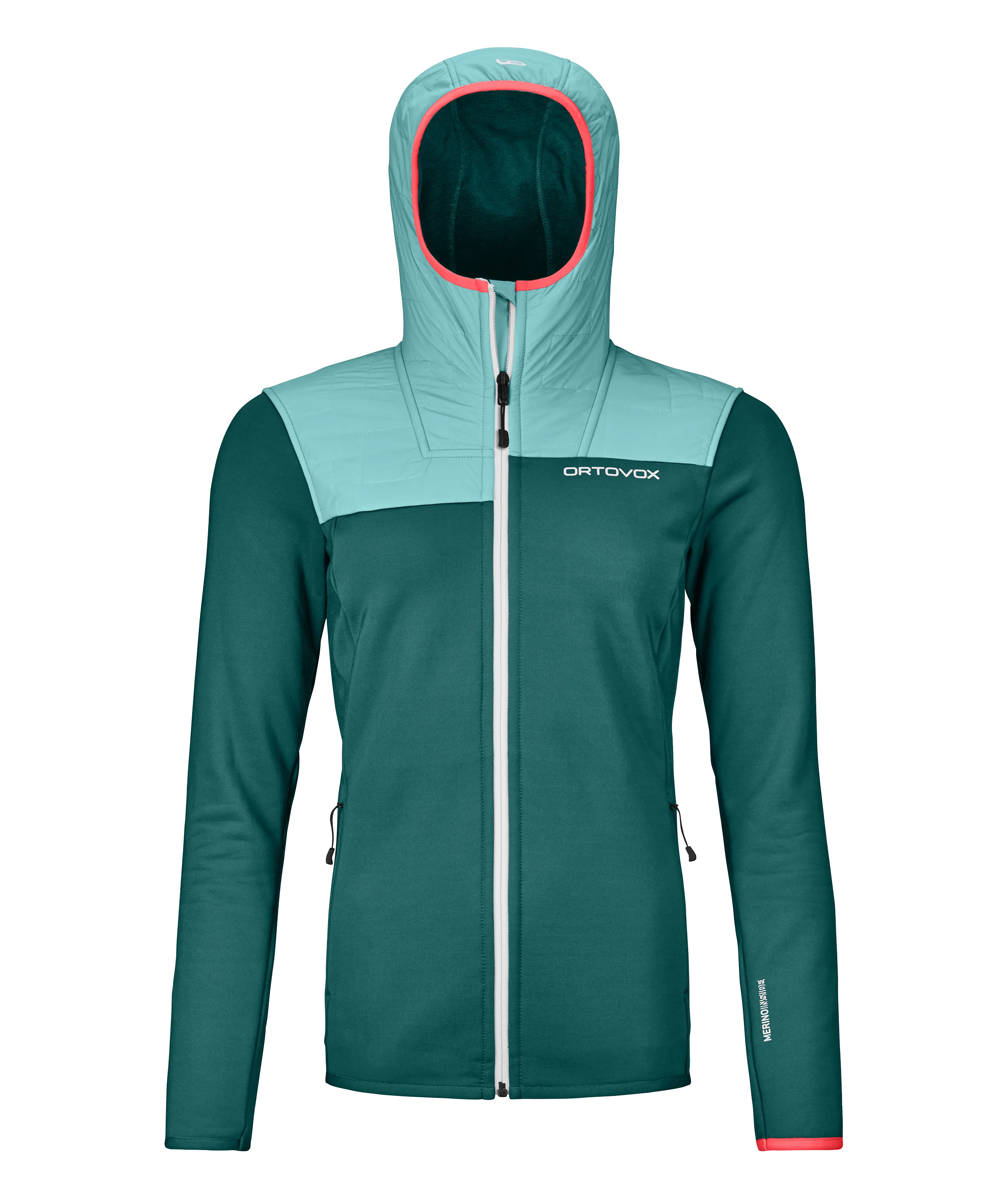 FLEECE PLUS HOODY W Coat, Jacket, Hood, Hoodie, Sweater, Coat, Jacket, Hood, Sweater, Hoodie