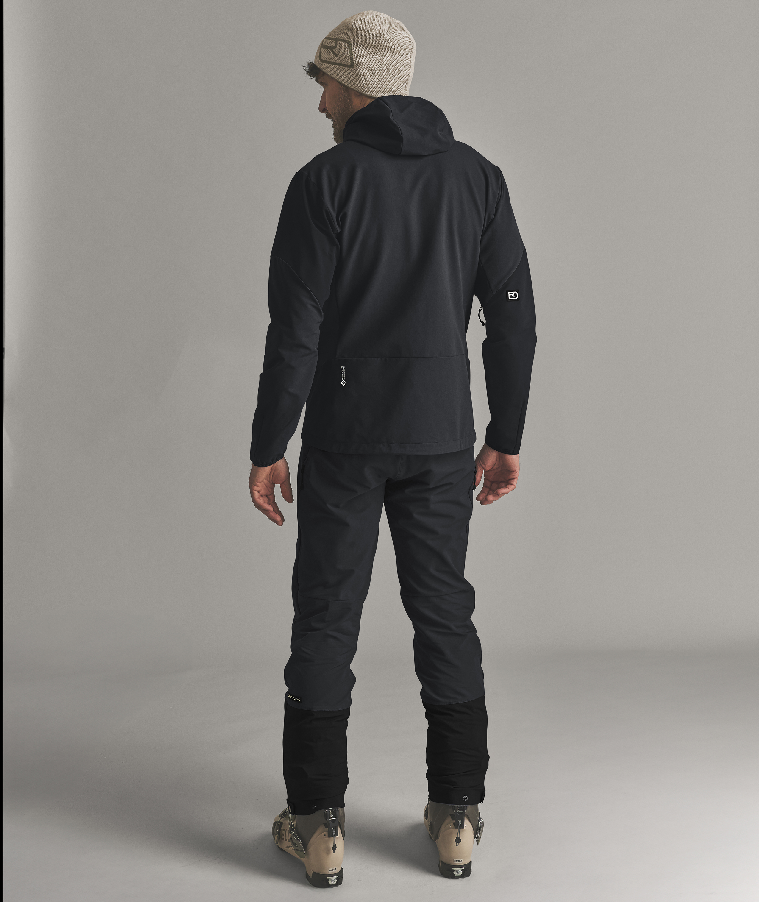 ORTLER SOFTSHELL PLUS PANTS M | black raven | S | 4255736268415