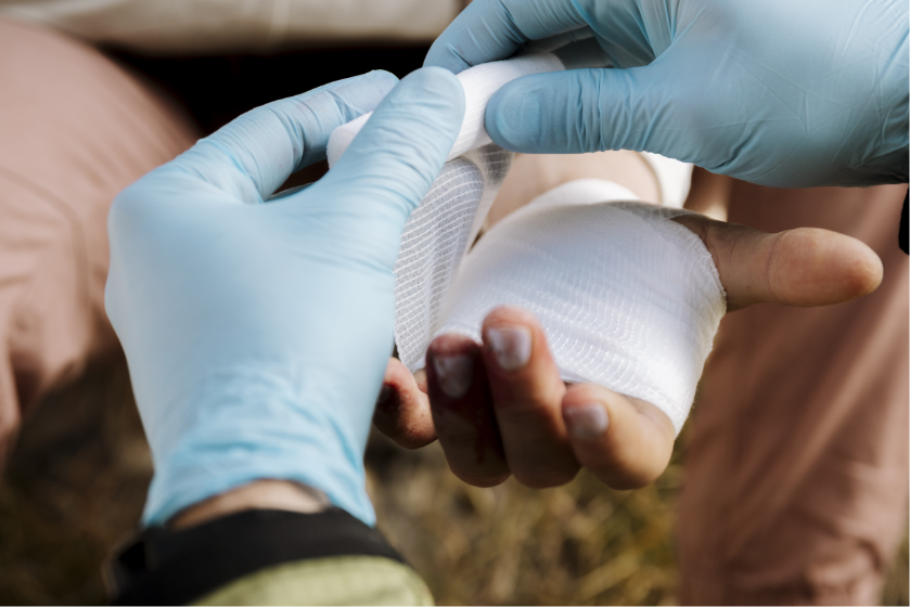 bandage, medical, wrist, gloves, bandage wrapping, medical, bandage, gauze, gloves, first aid