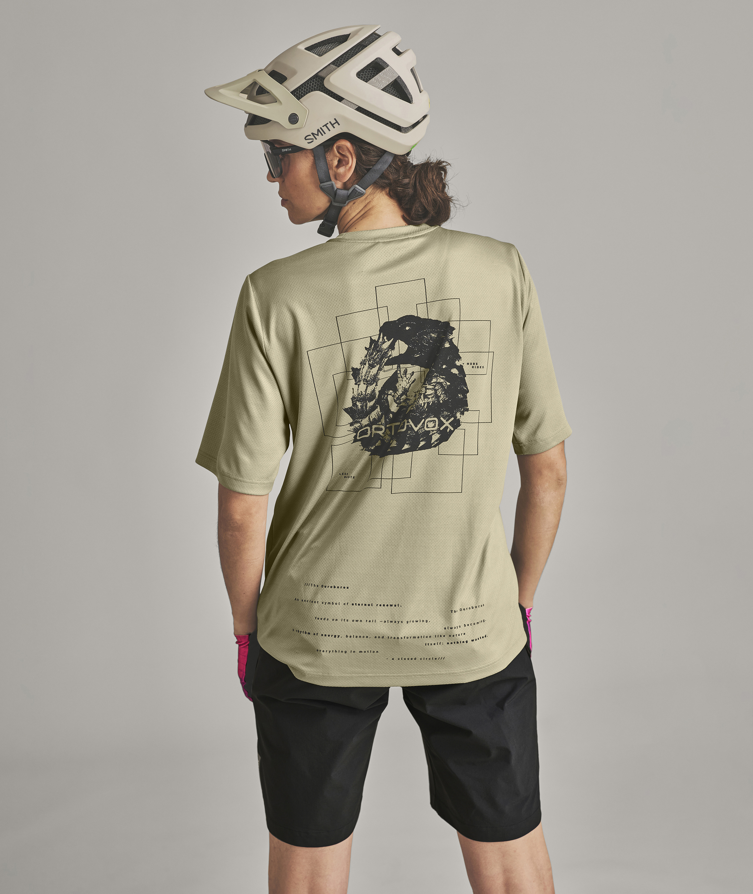 5000895-O00224-SEQUENCE_REvolution_T-SHIRT_W-M-04.jpg 5000895-O00224-SEQUENCE_REvolution_T-SHIRT_W-M-04.jpg, cycling jersey, graphic tee, short sleeve, beige shirt, back view