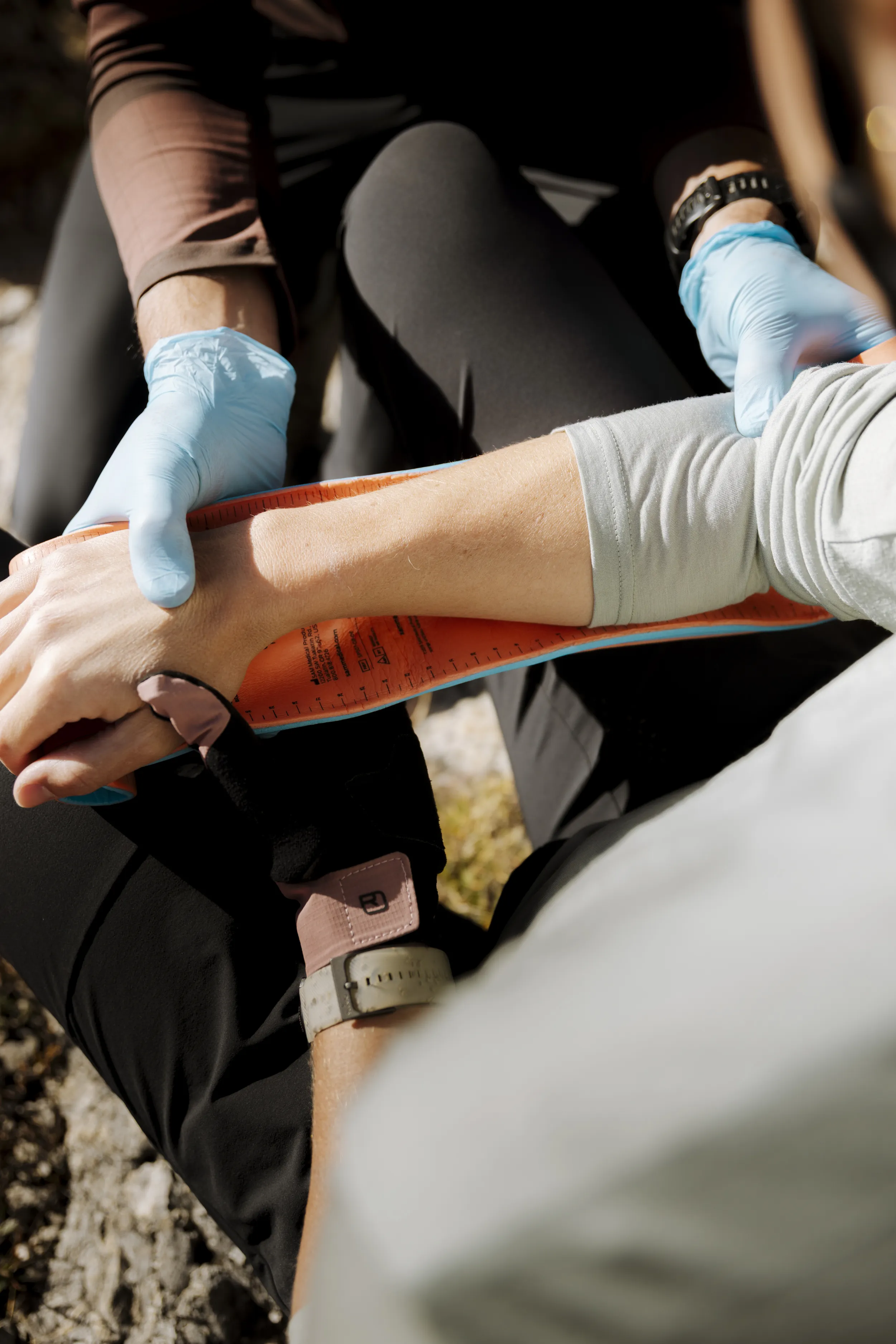 elbow, bandage, gauze, arm, medical