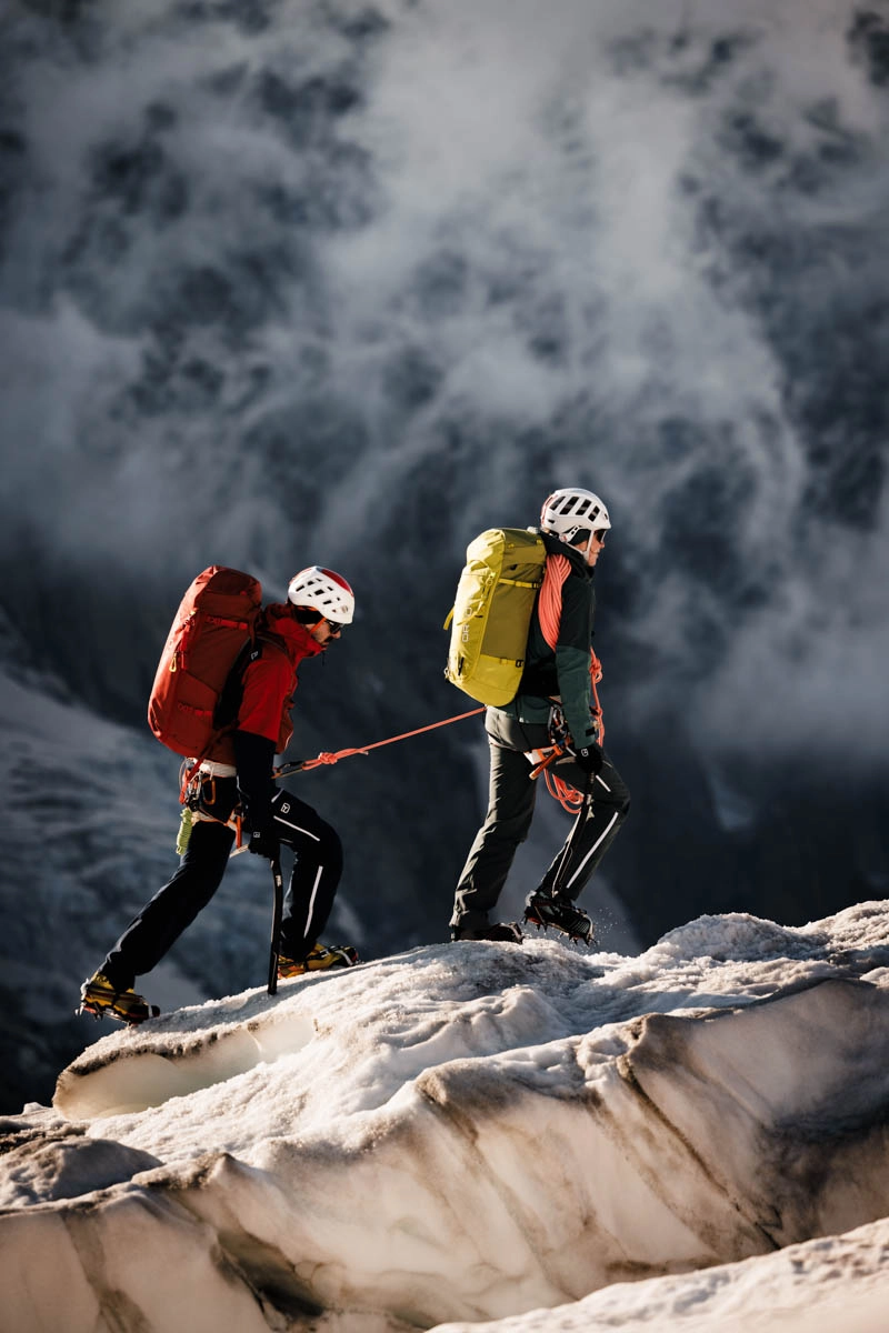 _DA_4468_HIGH ALPINE_S24_Courmayeur_MaxDraeger_MidRes ice climbing, mountaineering, snow, backpacks, climbing gear