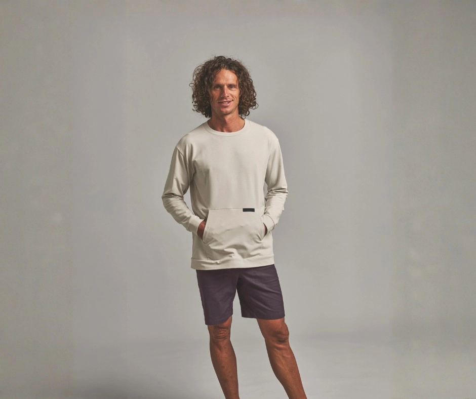 ORTOVOX_Fleece_Hoodie_2 sweatshirt, long sleeve, pocket, beige, casual