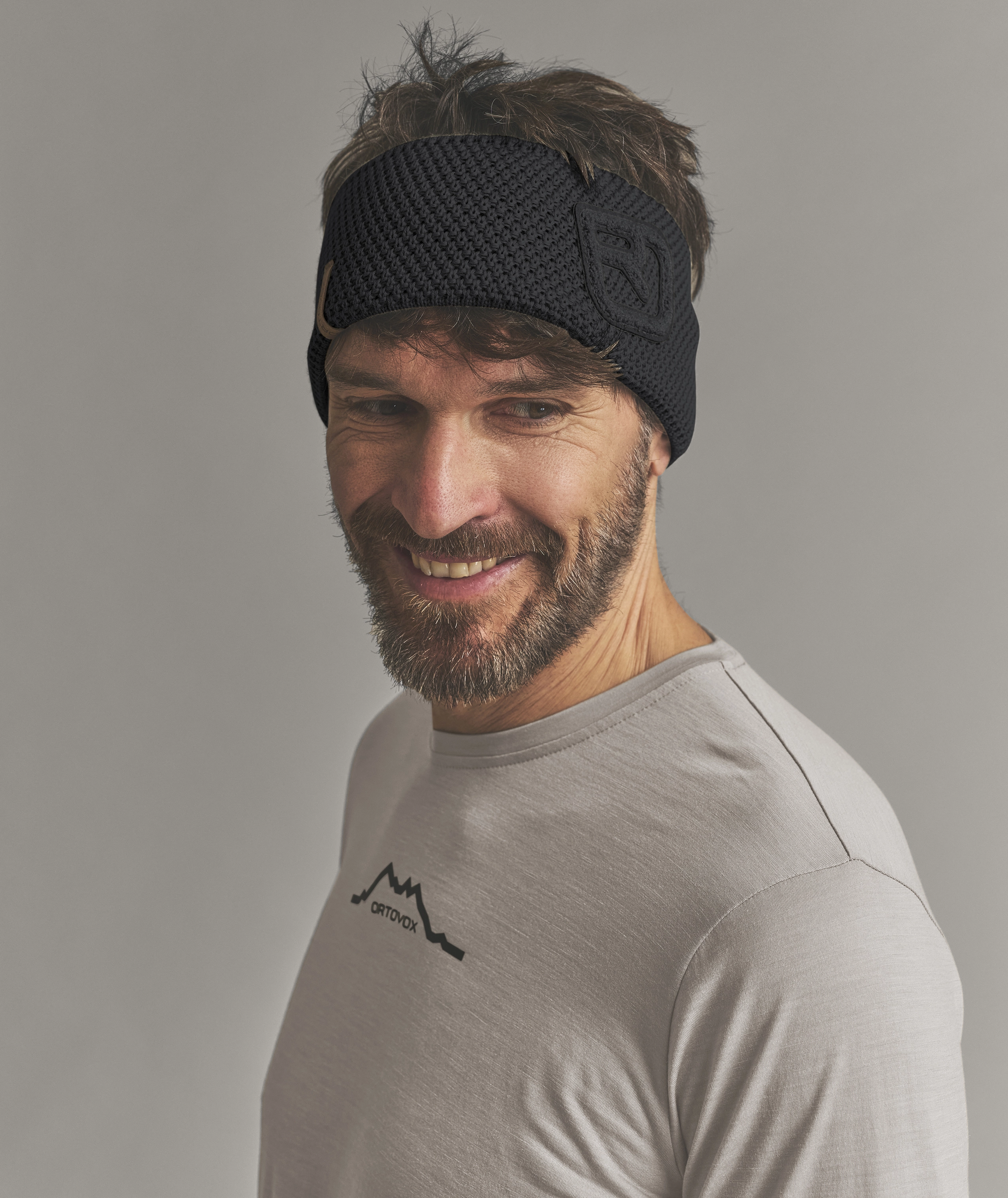 ROCK’N'WOOL HEADBAND headband, black, knitted, hairband, unisex