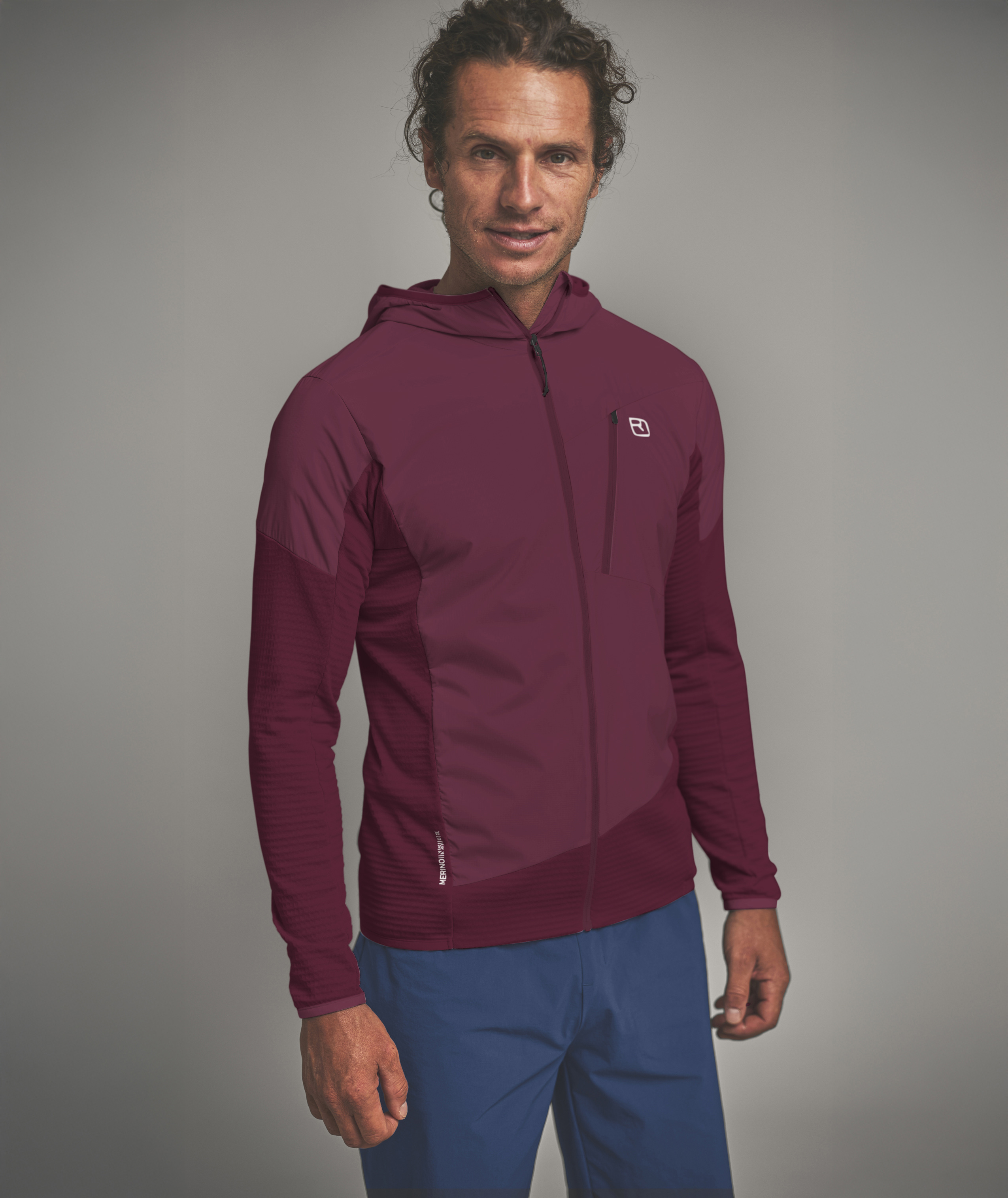 hoodie, zipper, maroon, long-sleeve, jacket